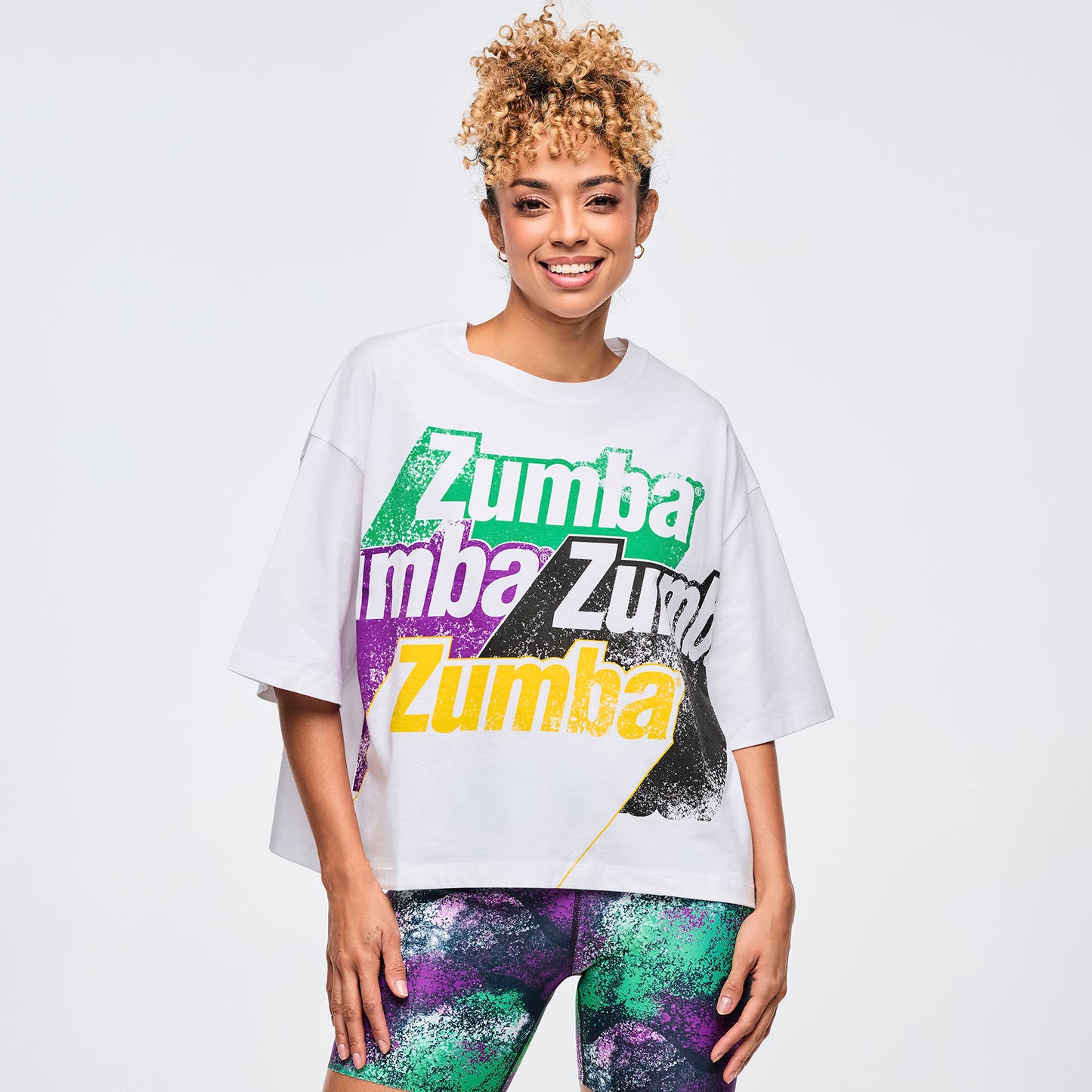 Apres Zumba®  Oversized Boxy Crop Top