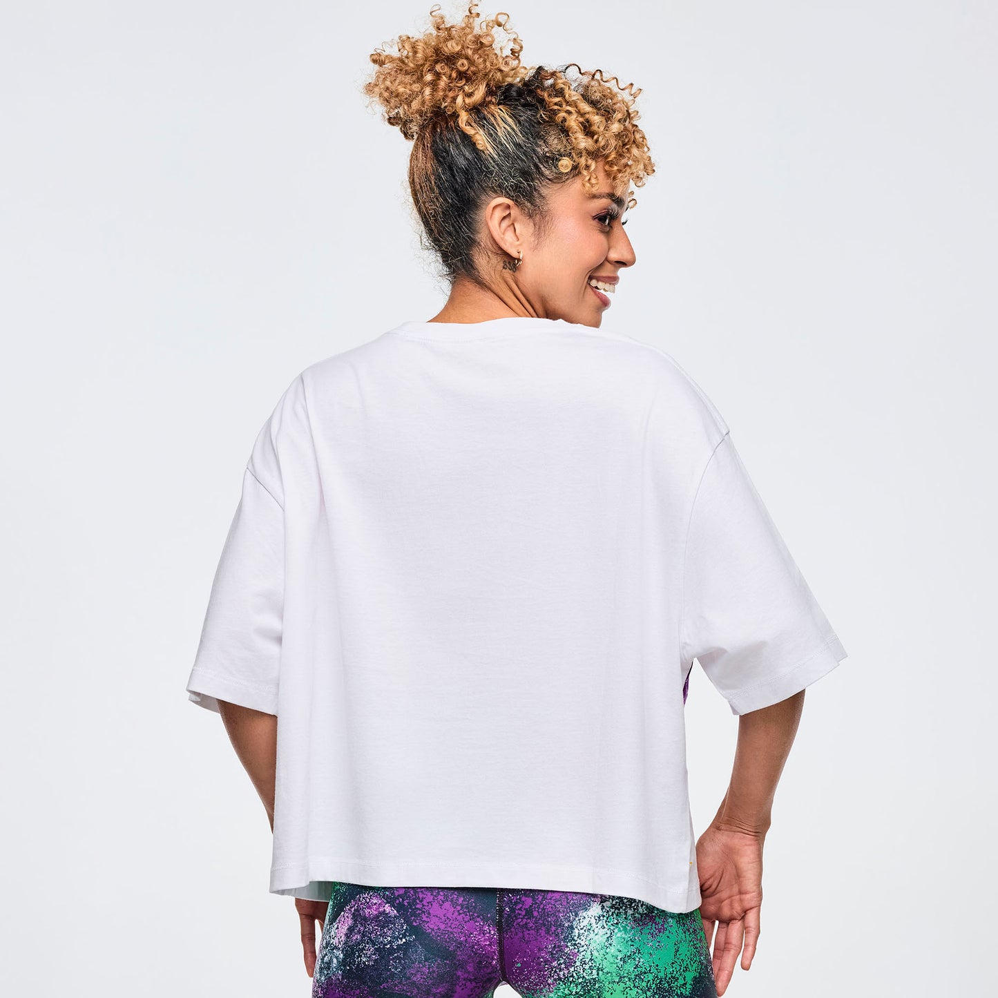 Apres Zumba®  Oversized Boxy Crop Top