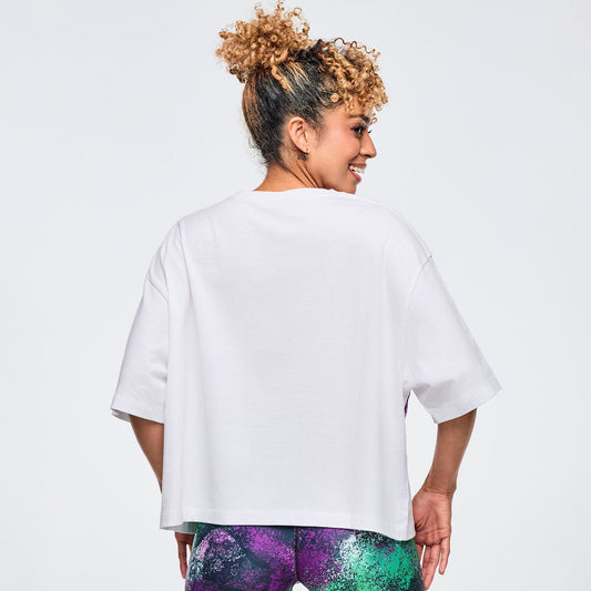 Apres Zumba®  Oversized Boxy Crop Top