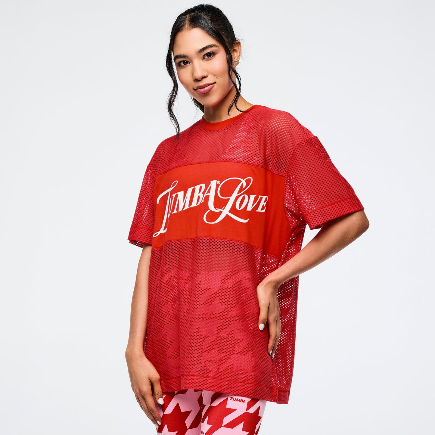 *SOLD OUT* Zumba® Amour Boxy Mesh Top