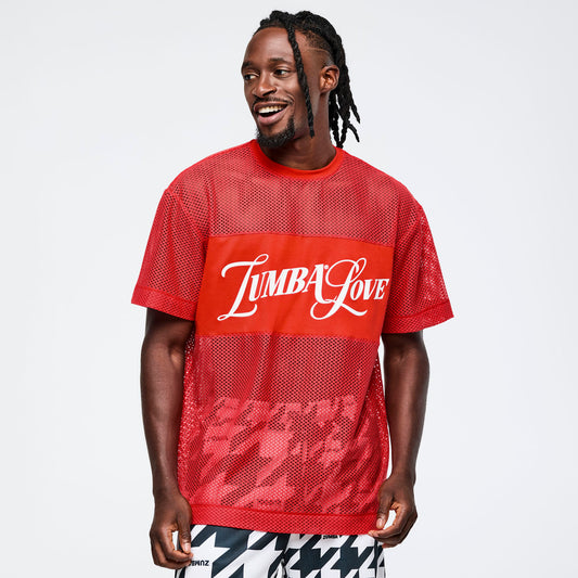 *SOLD OUT* Zumba® Amour Boxy Mesh Top