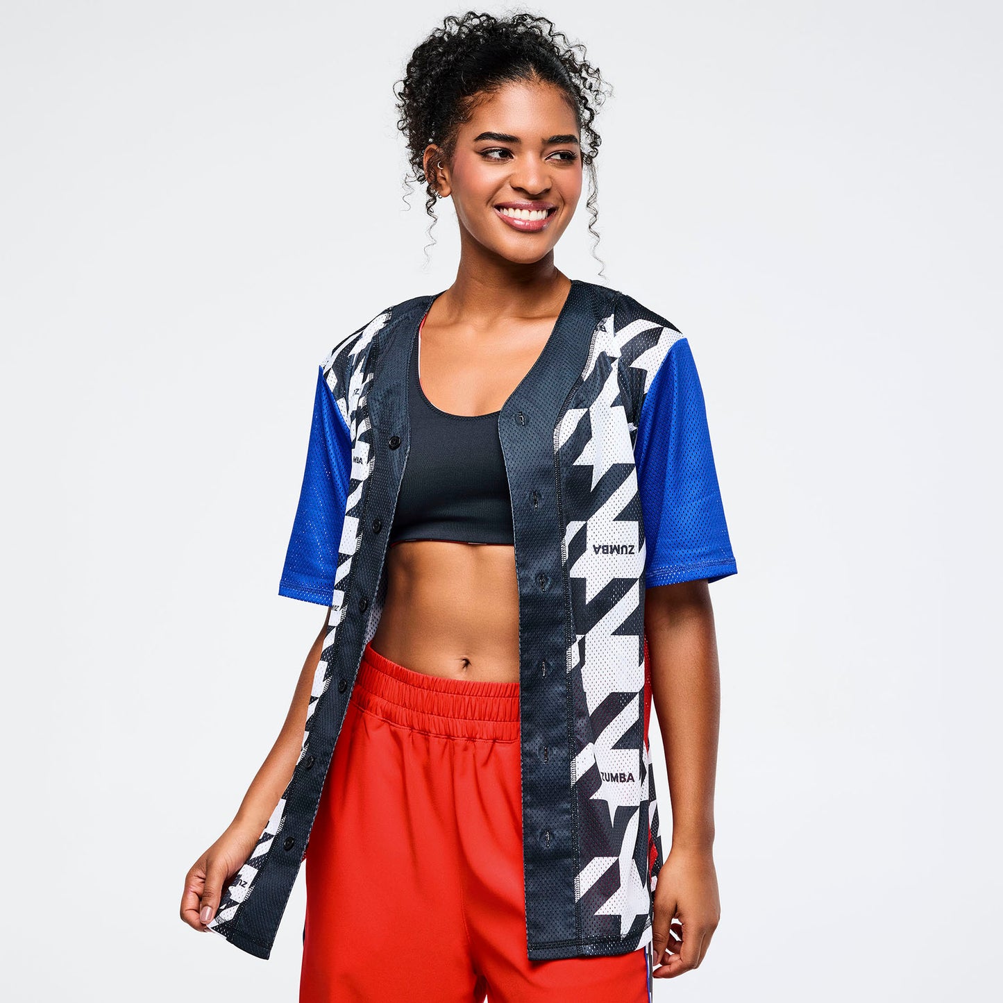 *COMING SOON* Zumba® Amour Baseball Button-Up Jersey