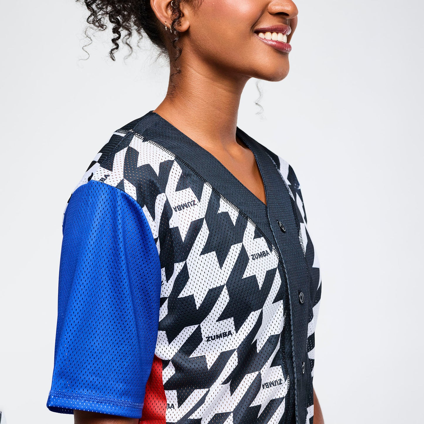 *COMING SOON* Zumba® Amour Baseball Button-Up Jersey