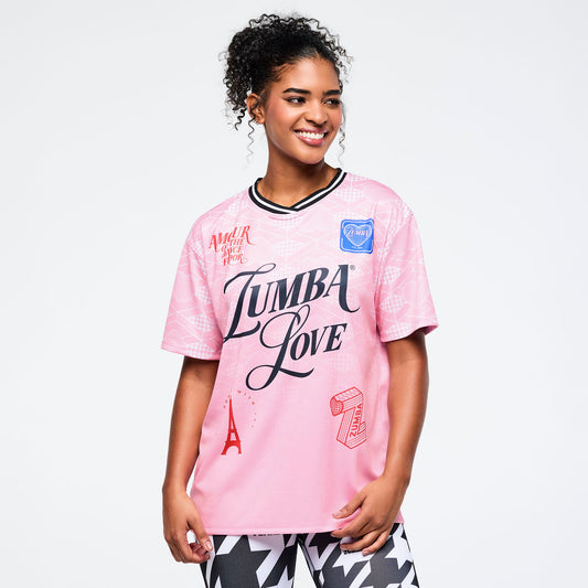 NOW AVAILABLE Zumba® Amour Crew Neck Athletic Jersey