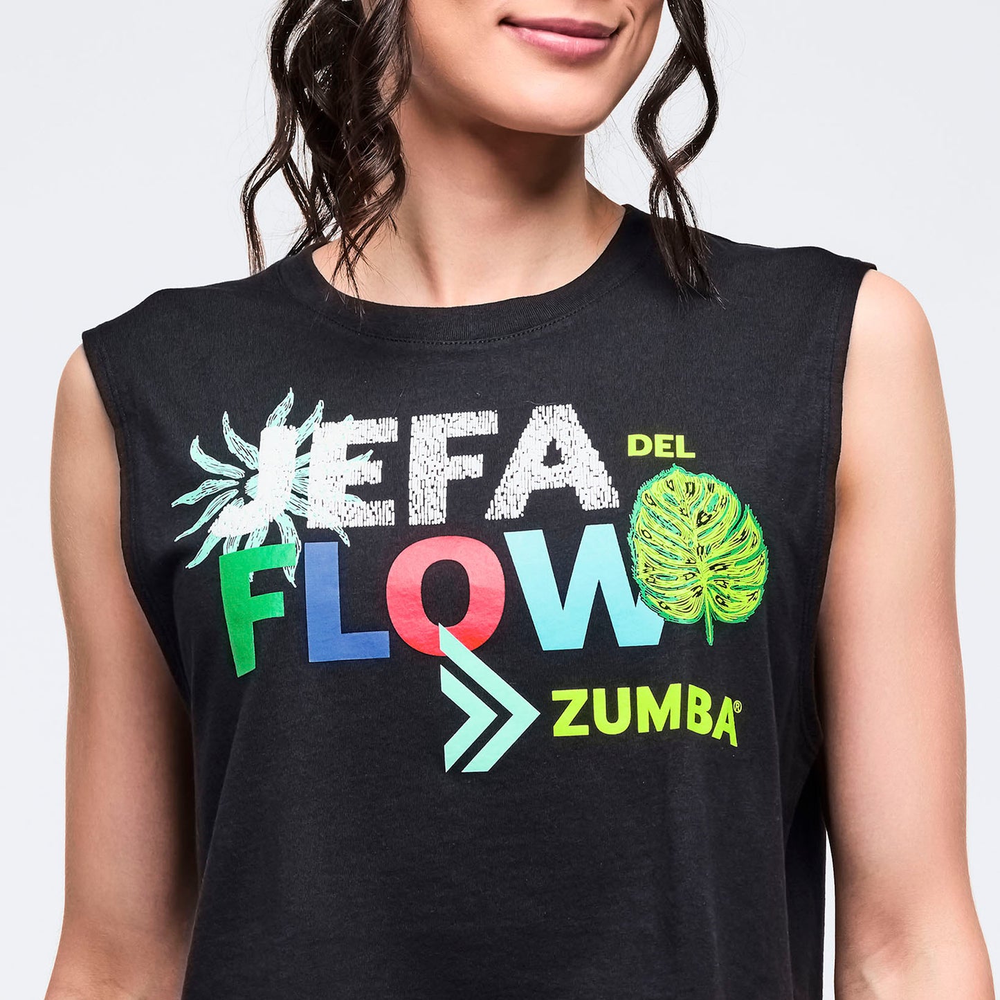 Latin Movement Muscle Crop Tank