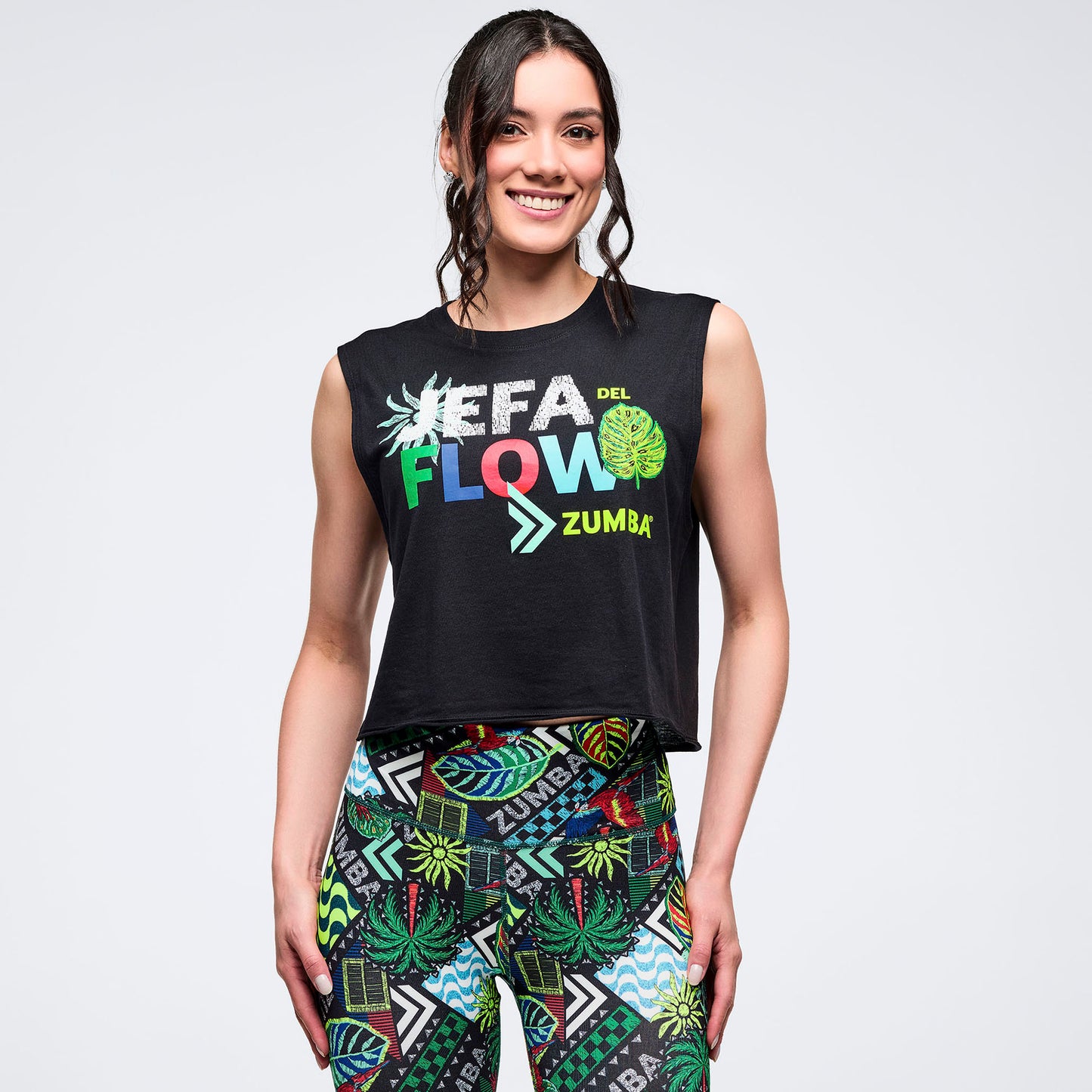 Latin Movement Muscle Crop Tank