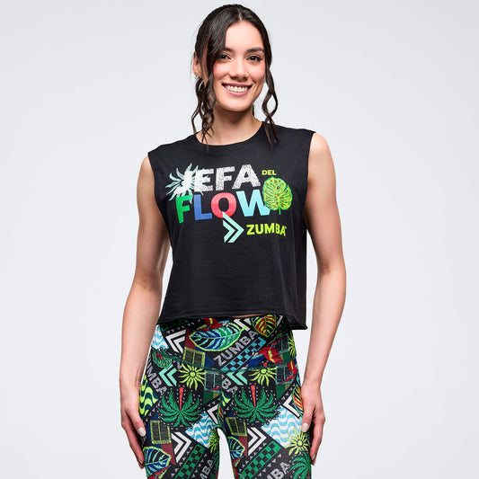 Latin Movement Muscle Crop Tank