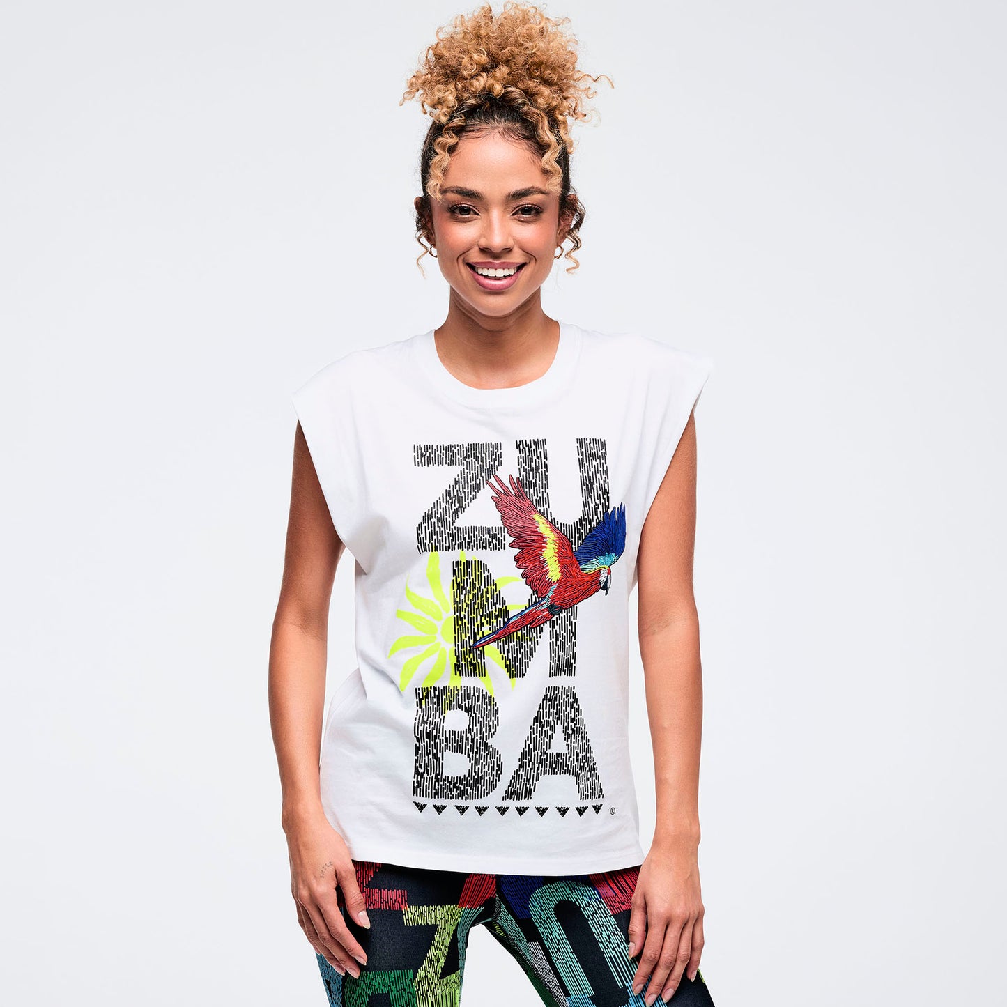 Latin Movement Muscle Tank With Extended Shoulder