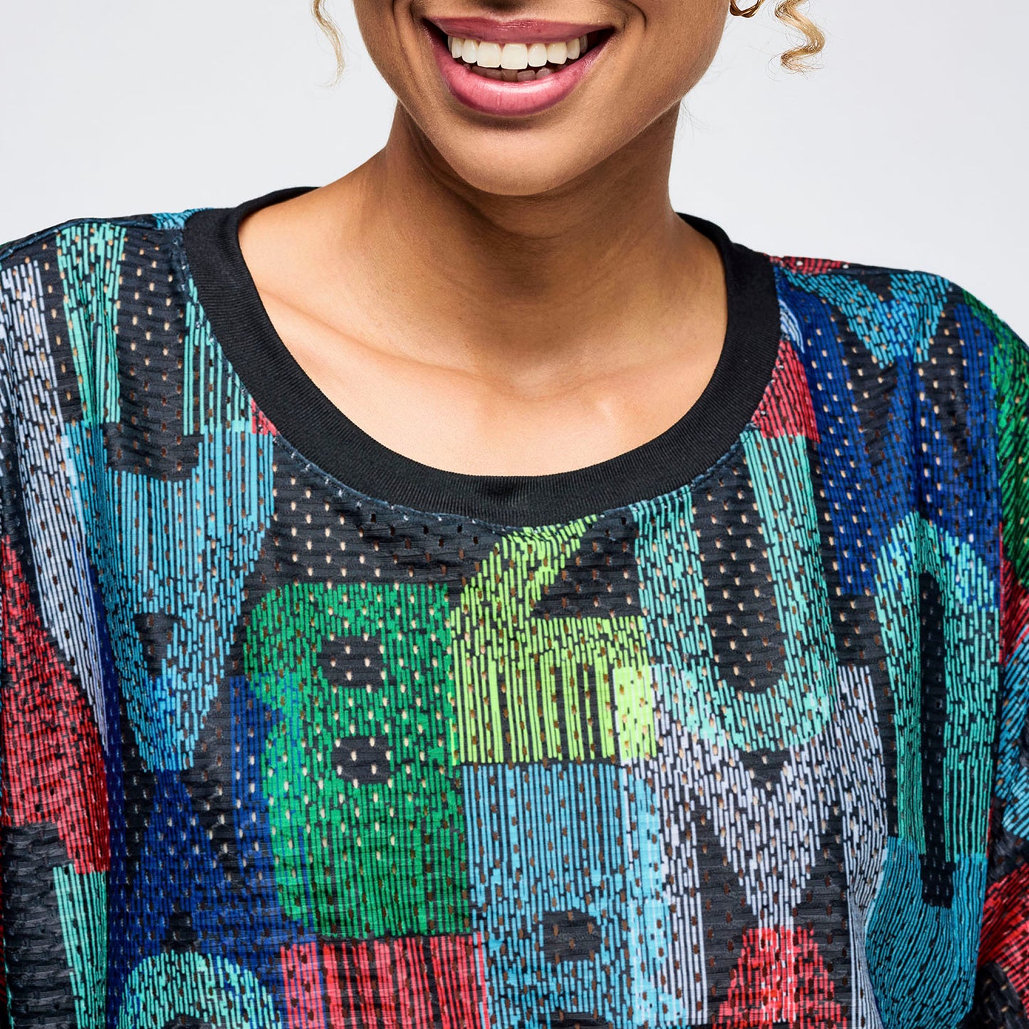 Latin Movement Boxy Dolman Crop Top