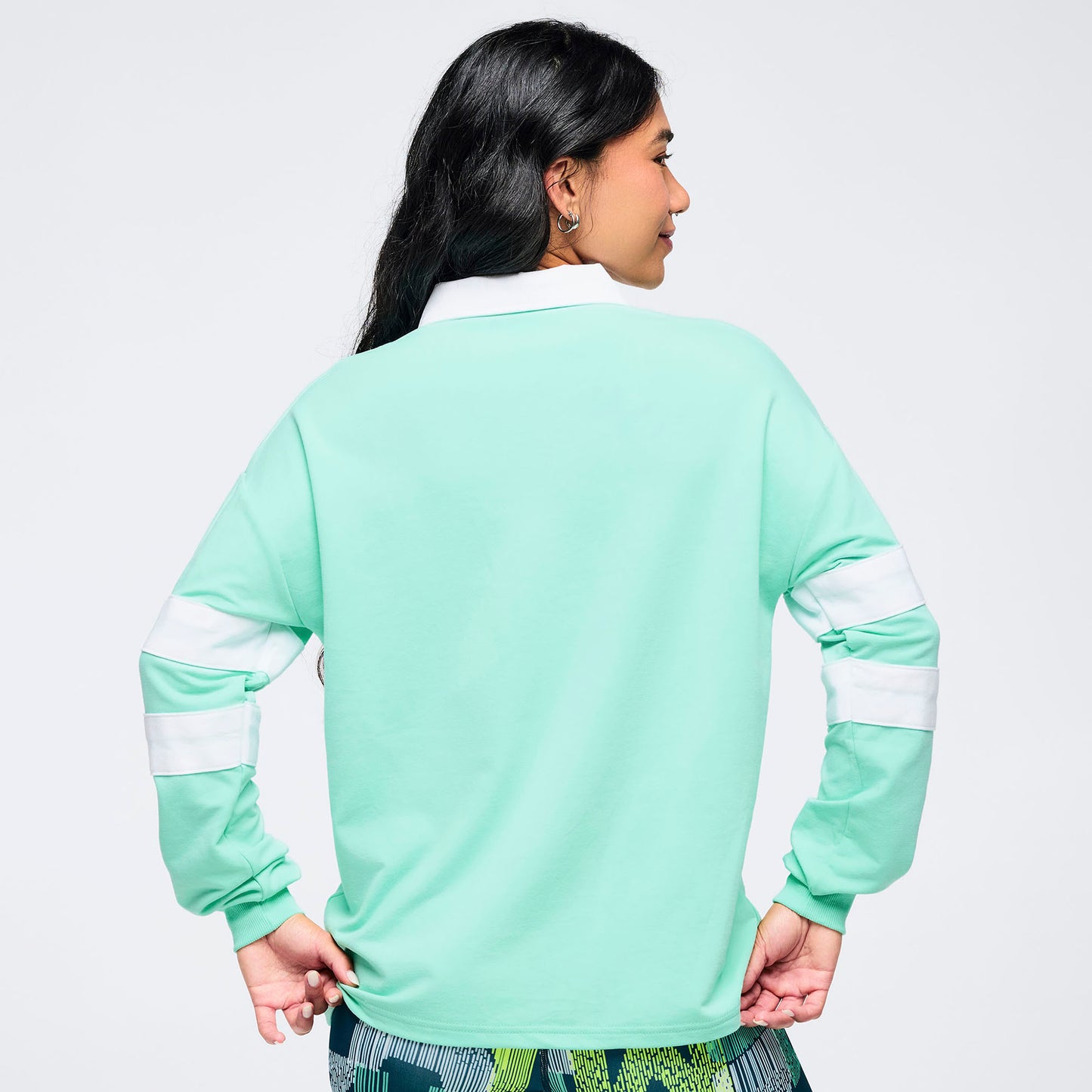 Latin Movement Long Sleeve Polo