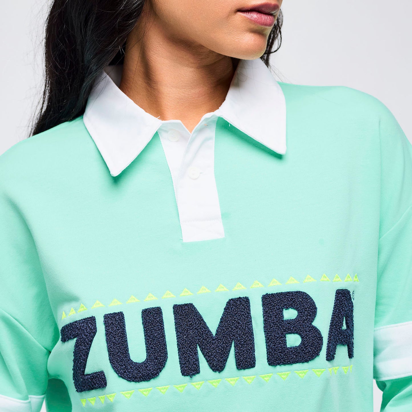 Latin Movement Long Sleeve Polo