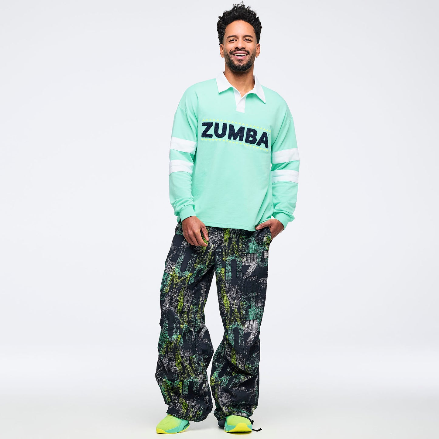 Latin Movement Long Sleeve Polo