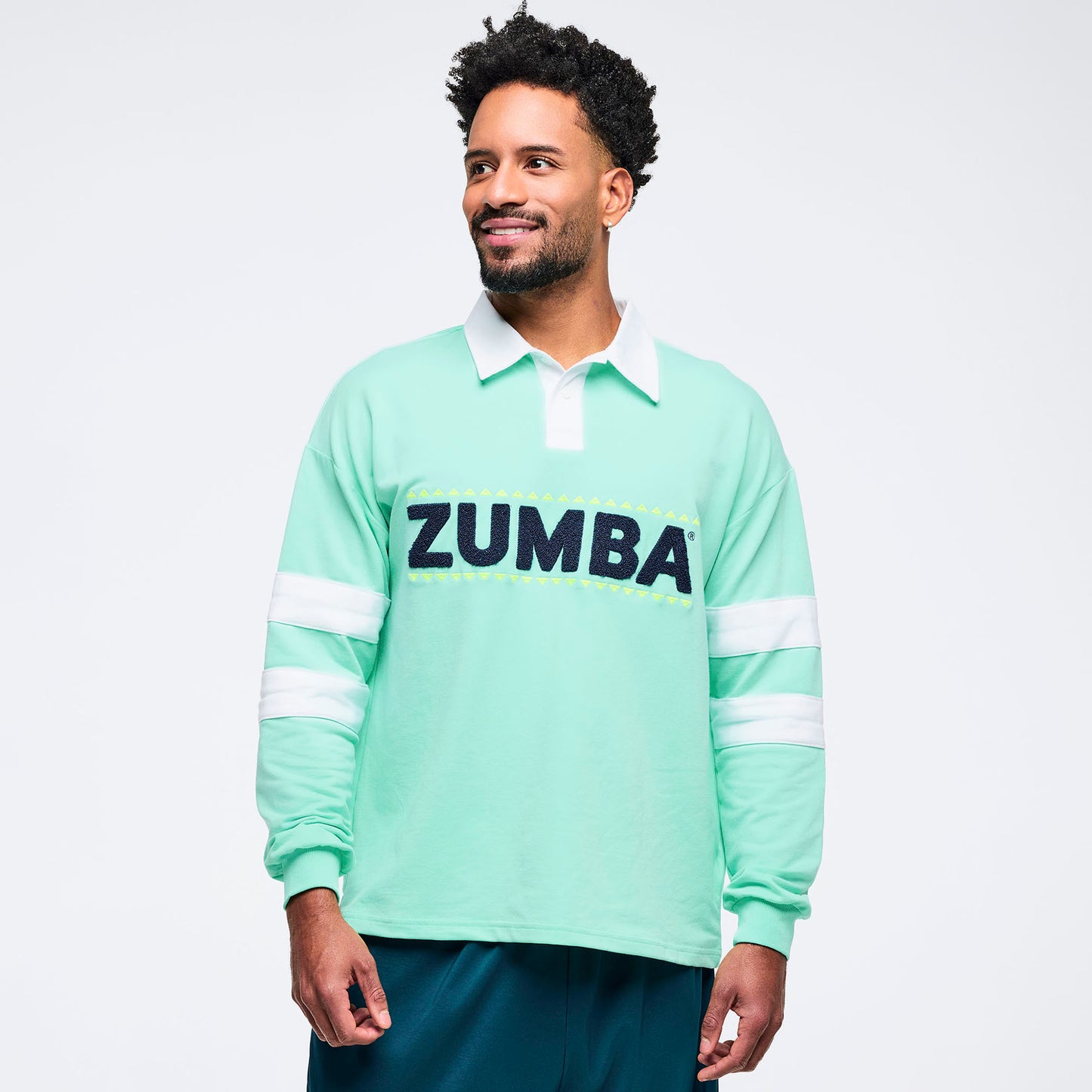 Latin Movement Long Sleeve Polo