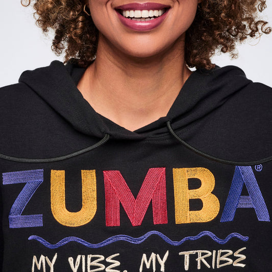 Wildbeat Short Sleeve Crop Pullover Hoodie