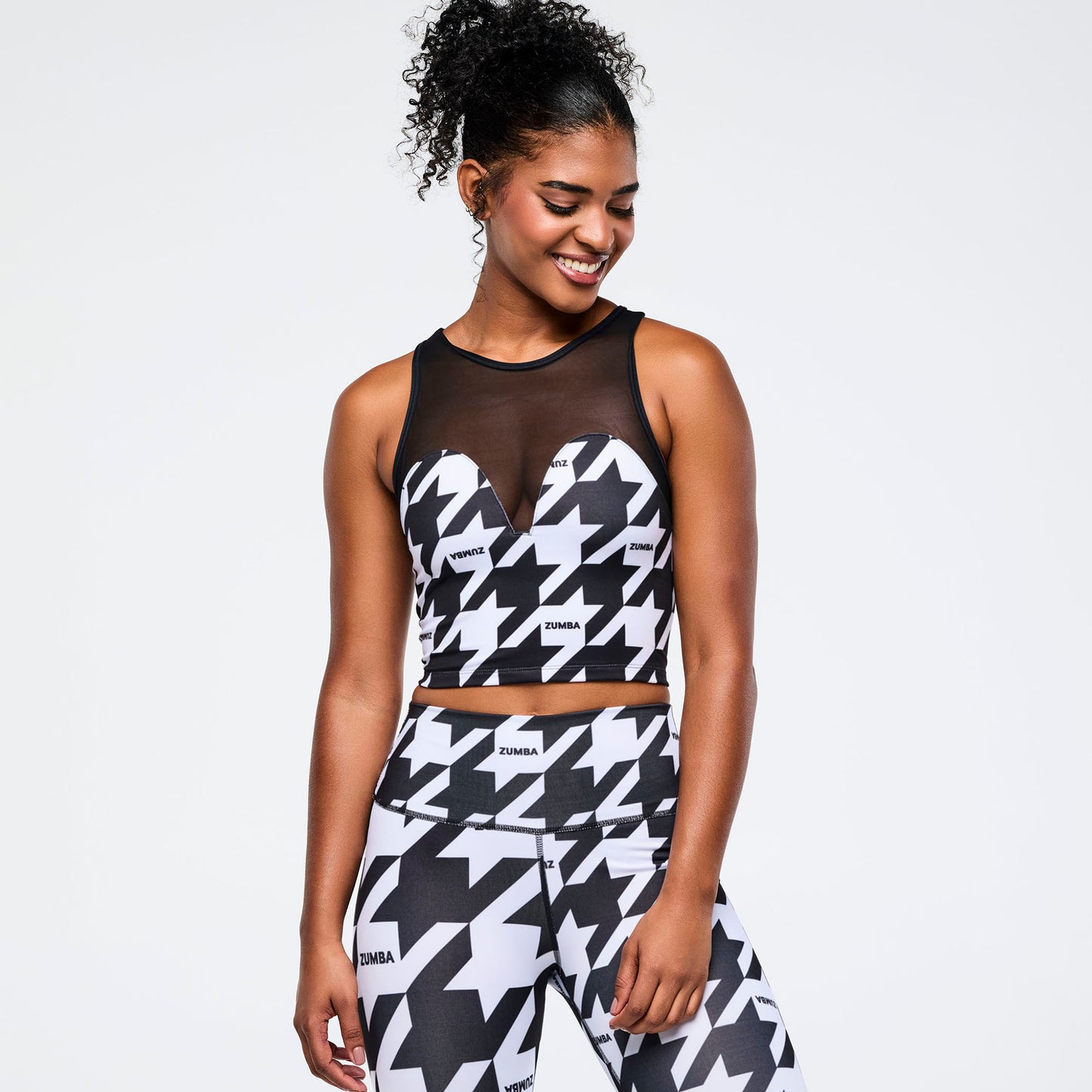 *SOLD OUT* Zumba® Amour Z-Lift High Neck Crop Tank