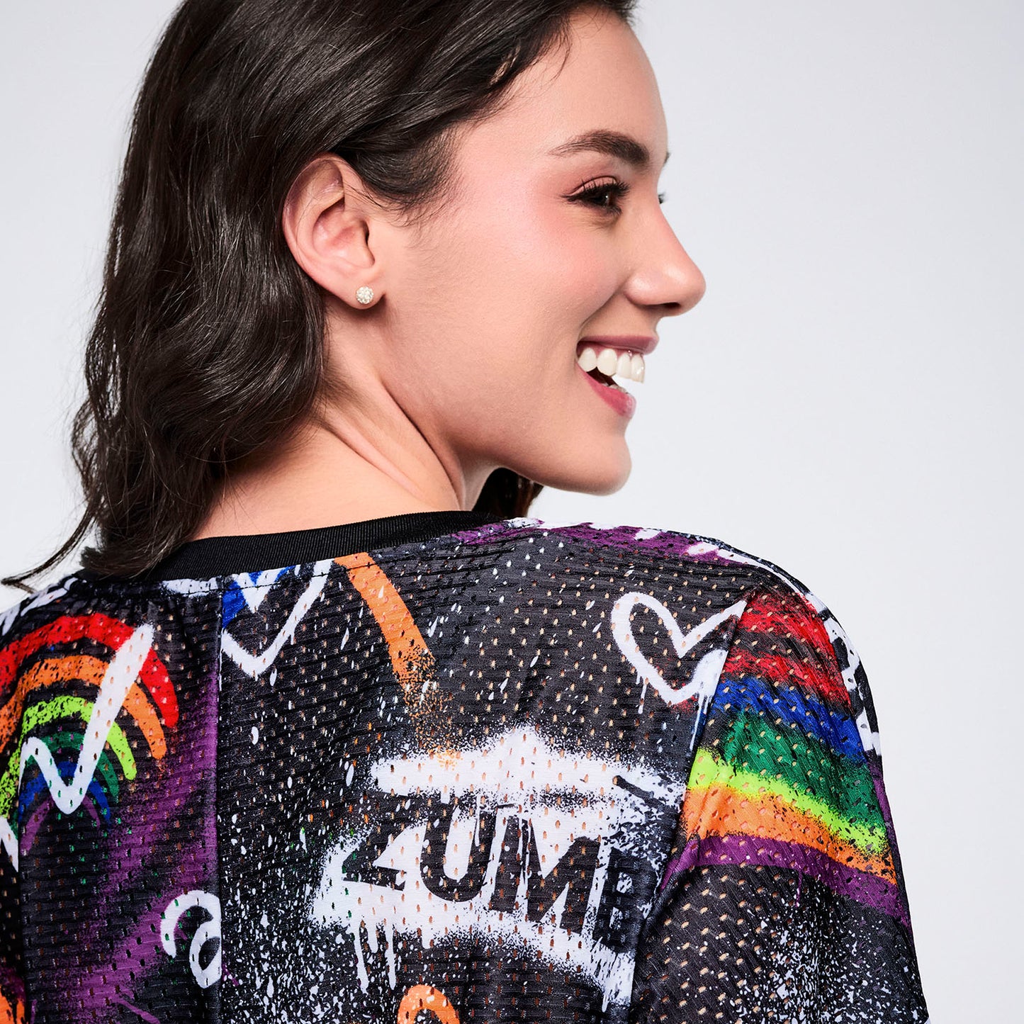 Pride Mesh Boxy Crop Top