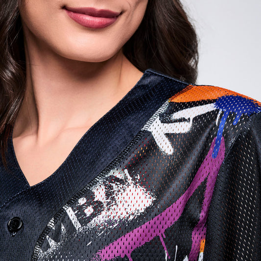 Pride Baseball Button Up
