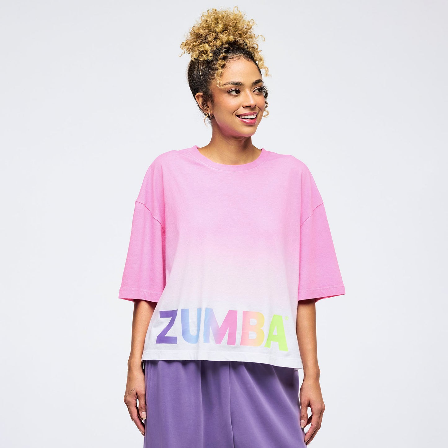 Pastel Oversized Boxy Crop Top