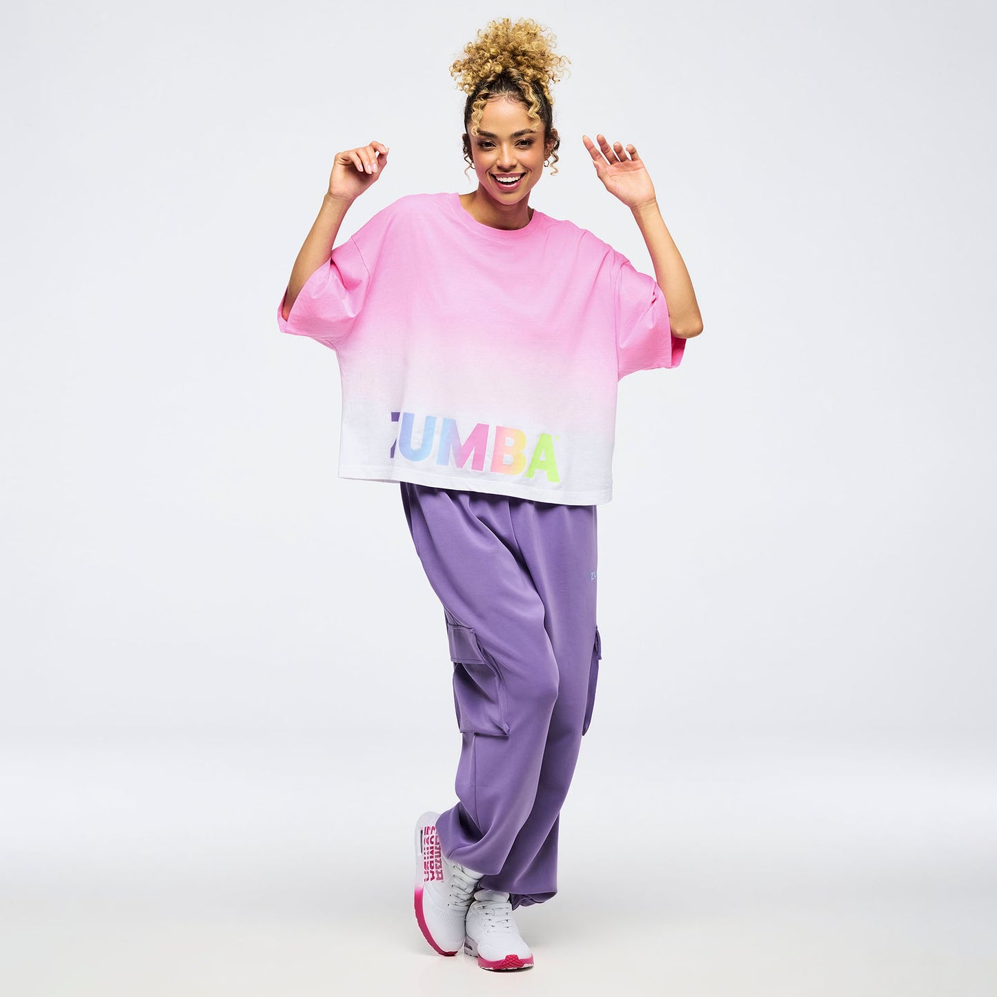 Pastel Oversized Boxy Crop Top