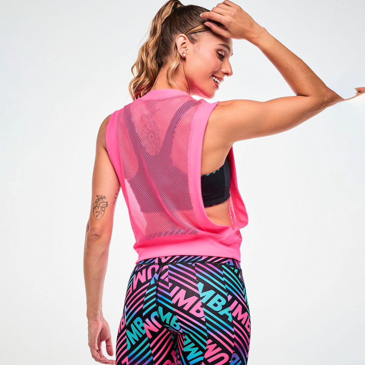 Electric Feel Mesh Tank