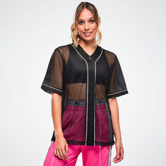 Electric Feel Unisex Mesh Baseball Jersey