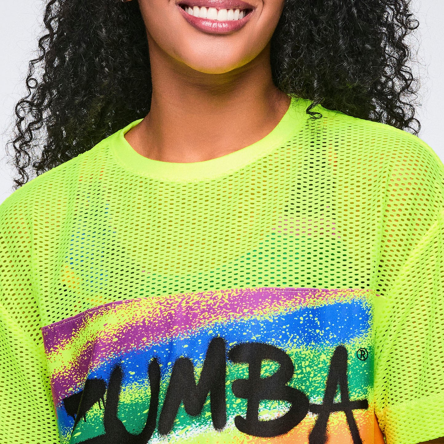 Pride Boxy Mesh Top