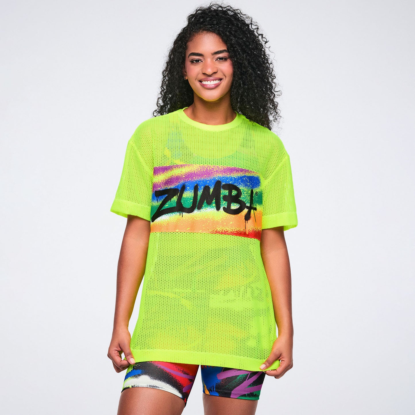Pride Boxy Mesh Top