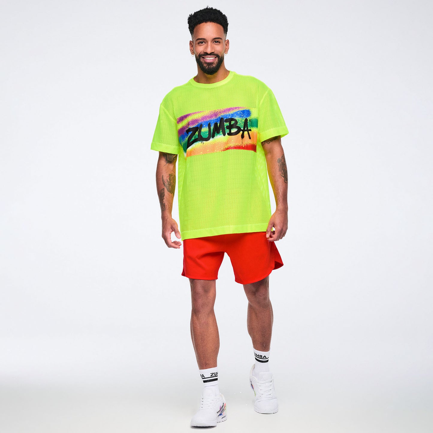 Pride Boxy Mesh Top