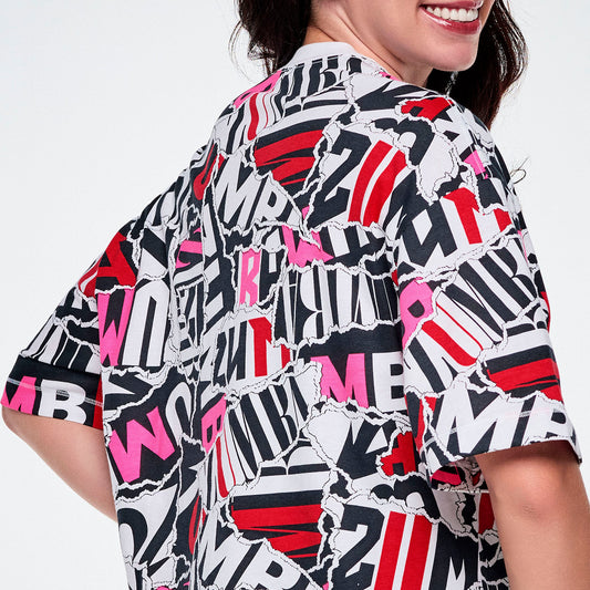 Rock 'n' Roll Oversized Boxy Crop Top