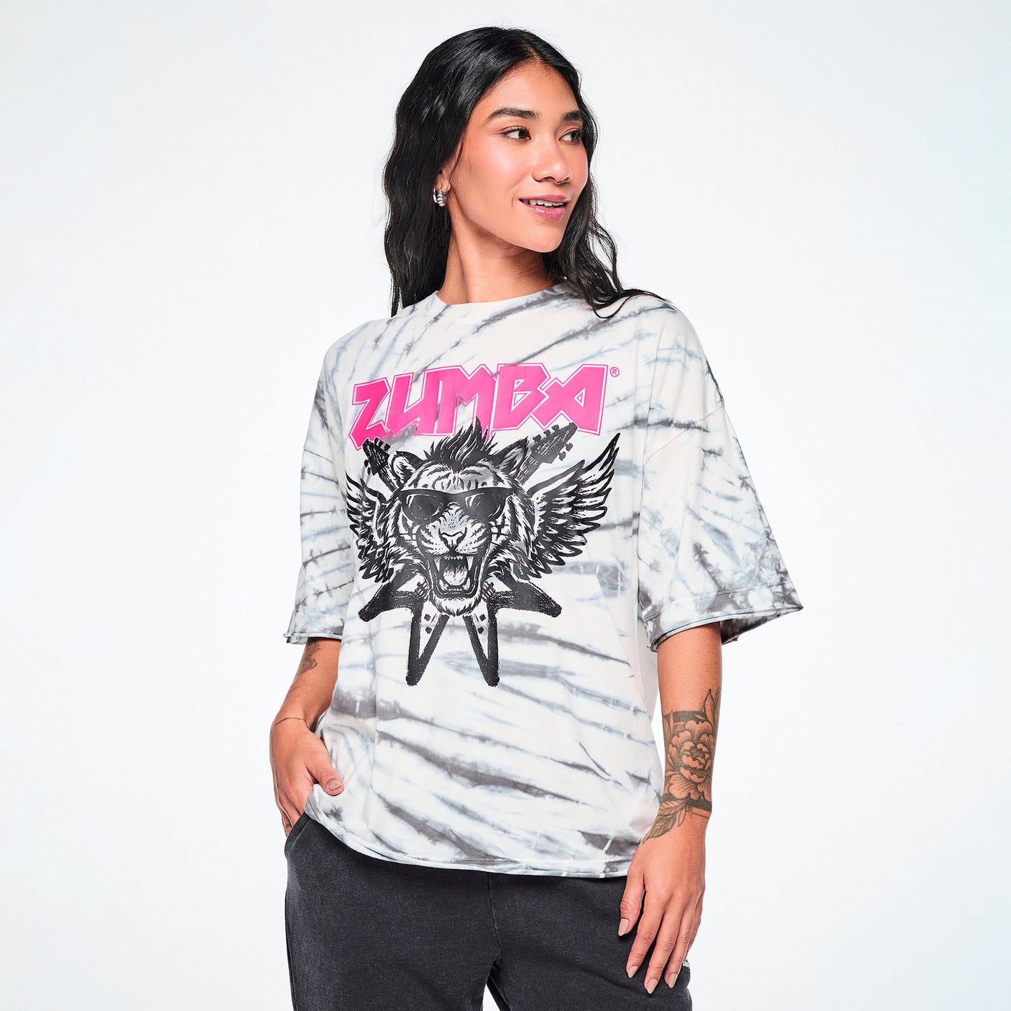 Rock 'n' Roll Oversized Drop Shoulder Tee