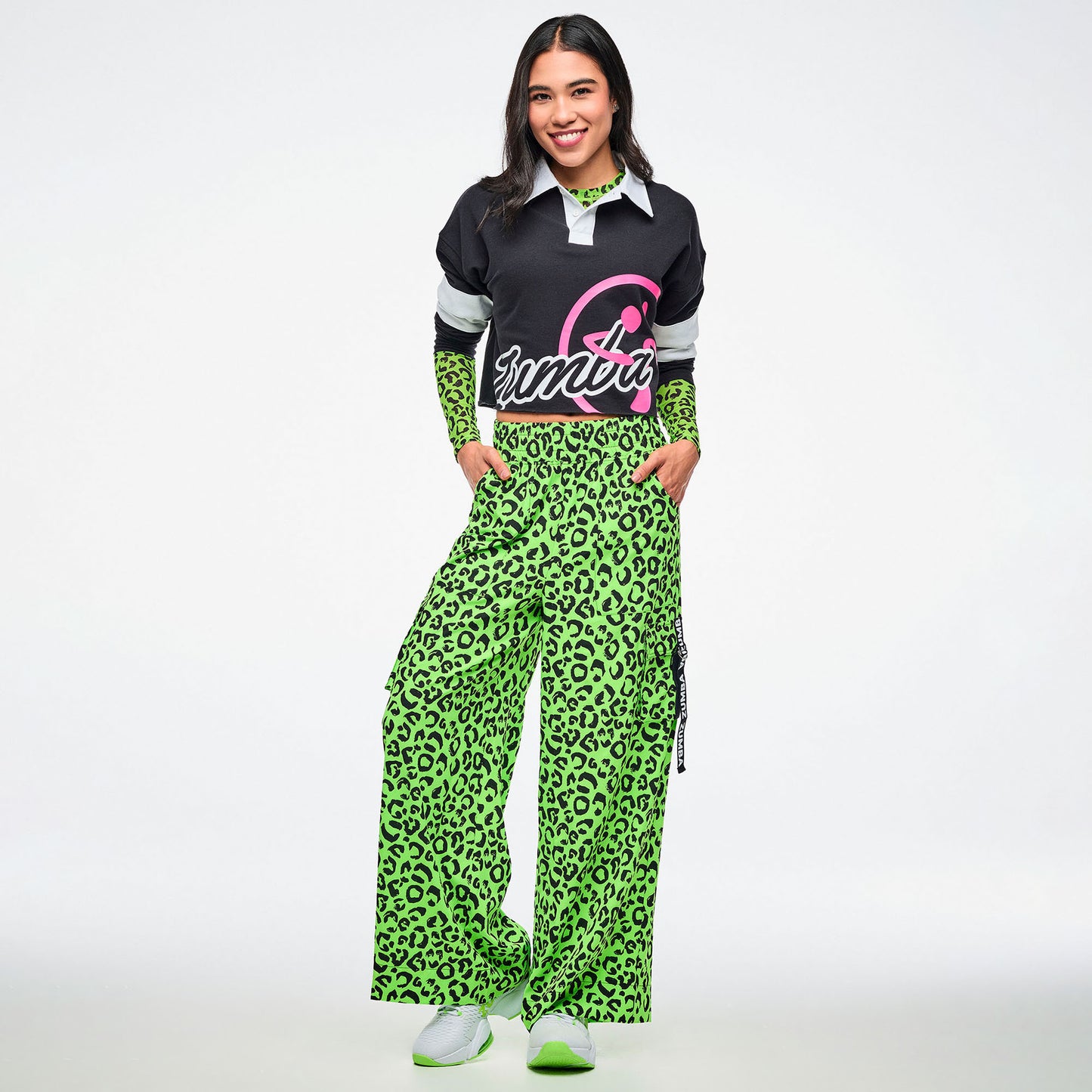 Dale-Z Long Sleeve Crop Polo