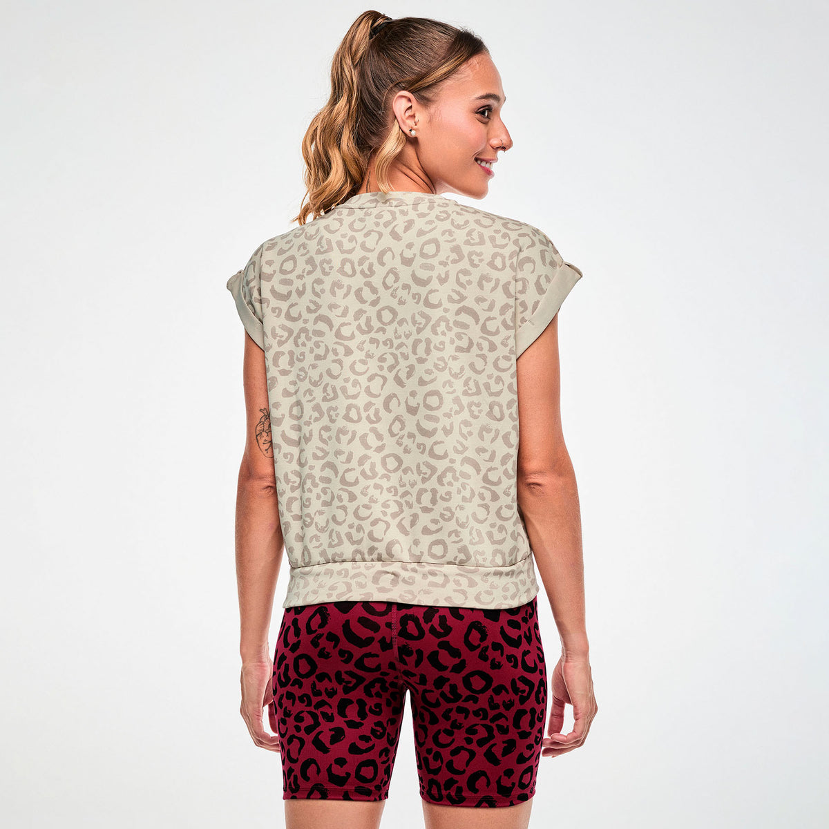 Zumba® Modal Printed Sleeveless Sweatshirt