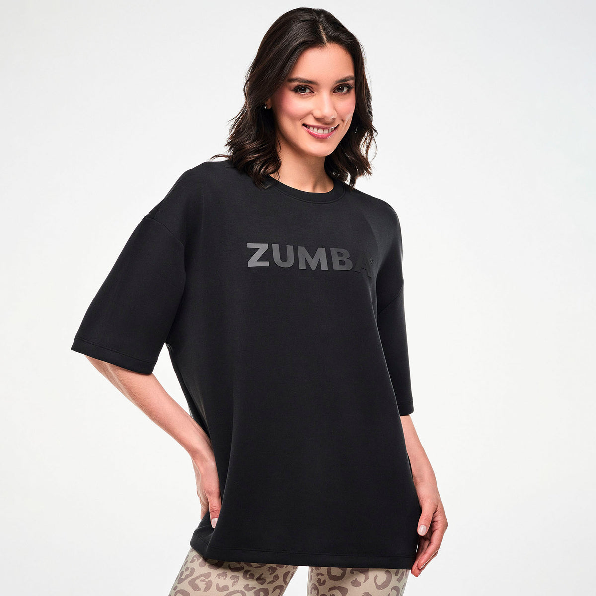 Zumba® Modal Drop Shoulder Oversized Top