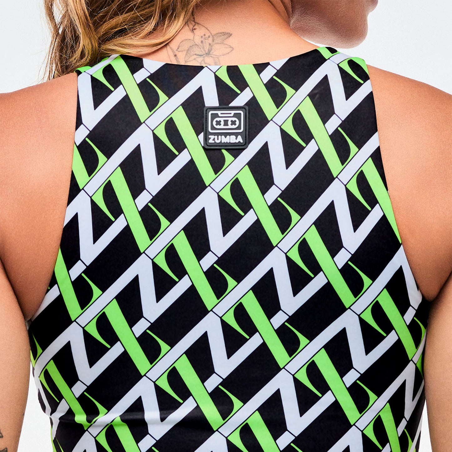 Dale-Z High Neck Crop Top