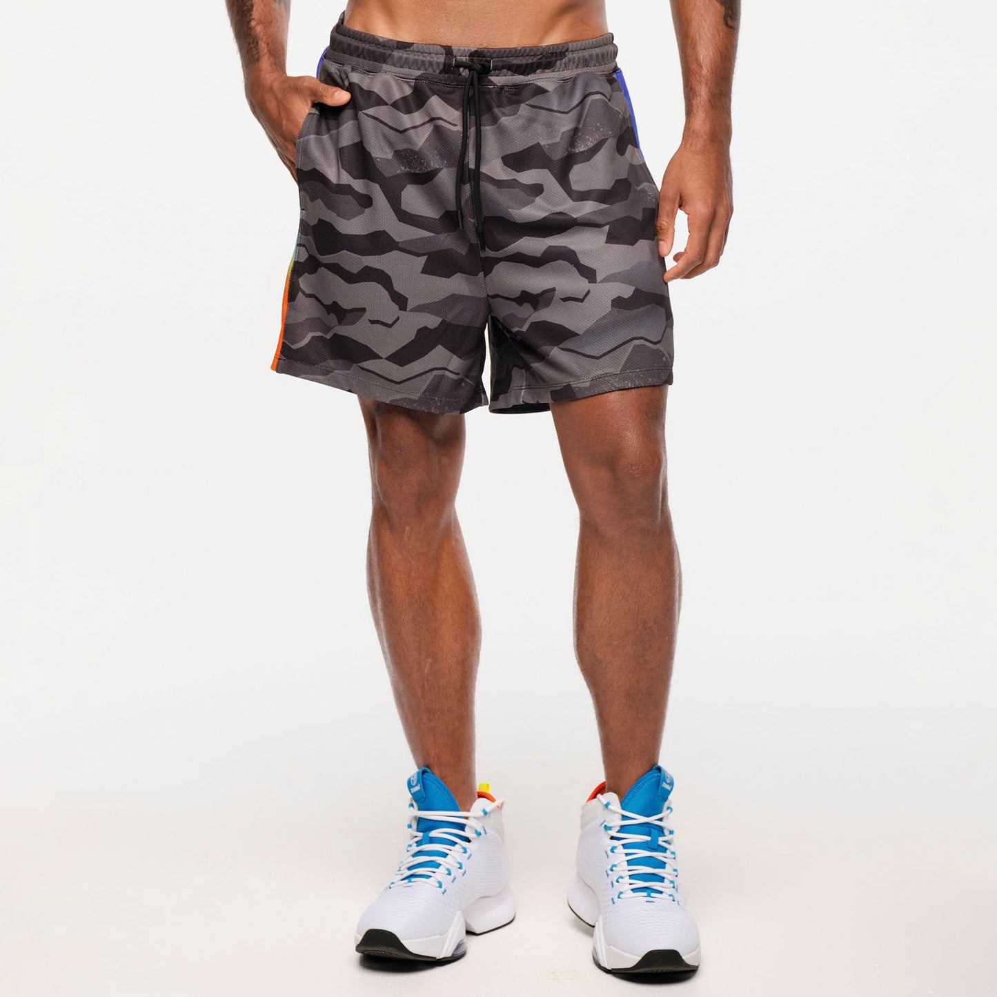 Zumba® Explore Men's Mesh Shorts With Inserts