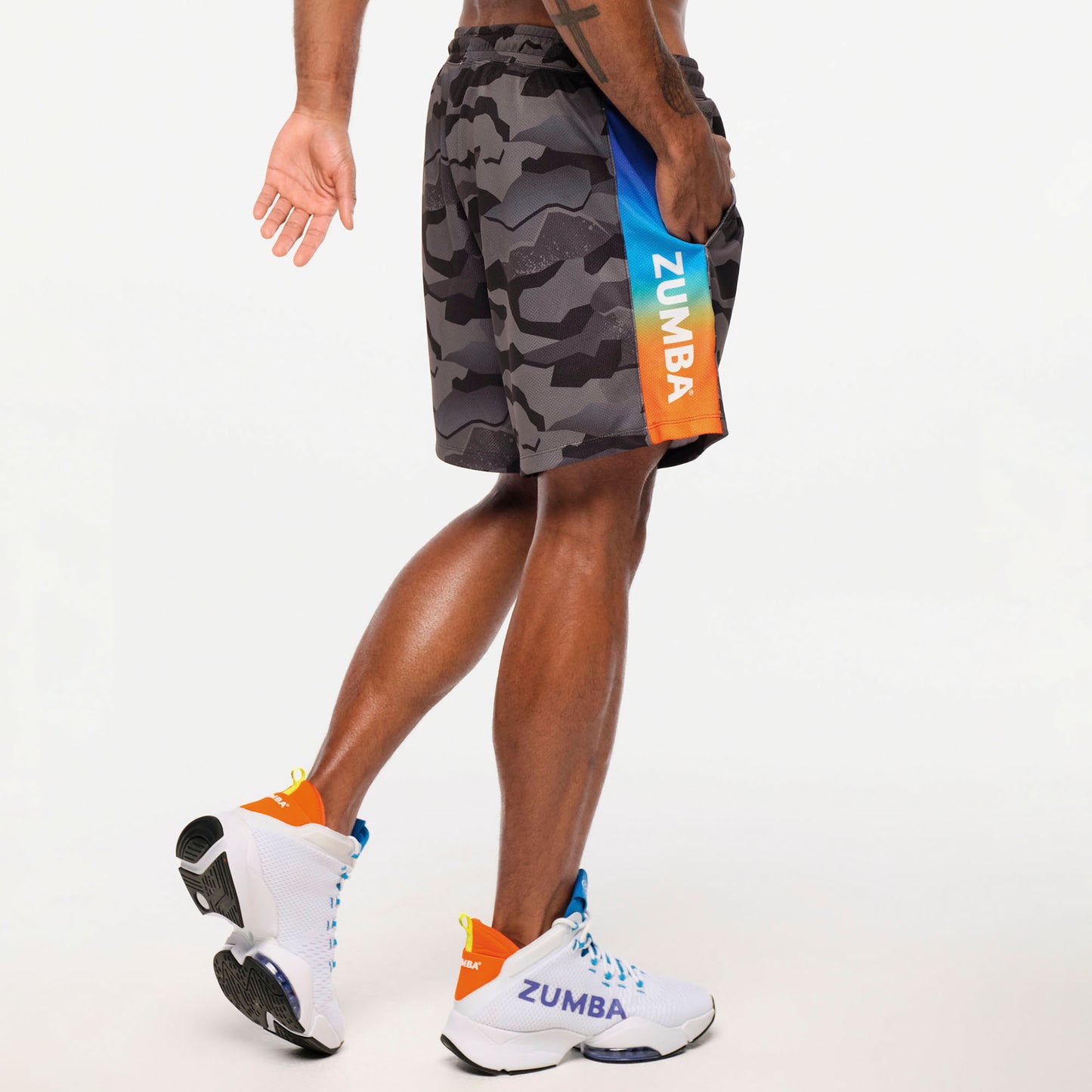 Zumba® Explore Men's Mesh Shorts With Inserts