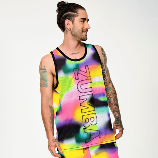 Zumba® Tropidelic Mesh Basketball Tank