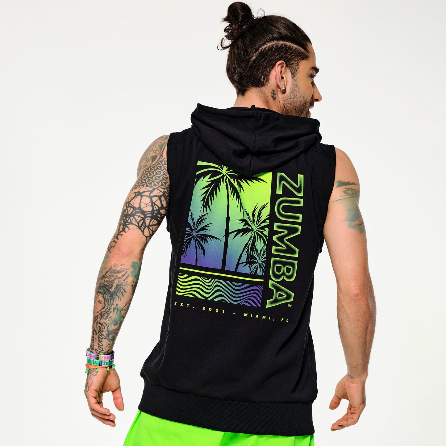 Zumba® Glow Sleeveless Zip-Up Hoodie