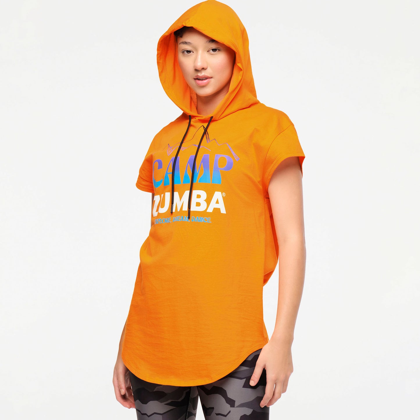 Zumba® Explore Men's Cap Sleeve Hoodie Top