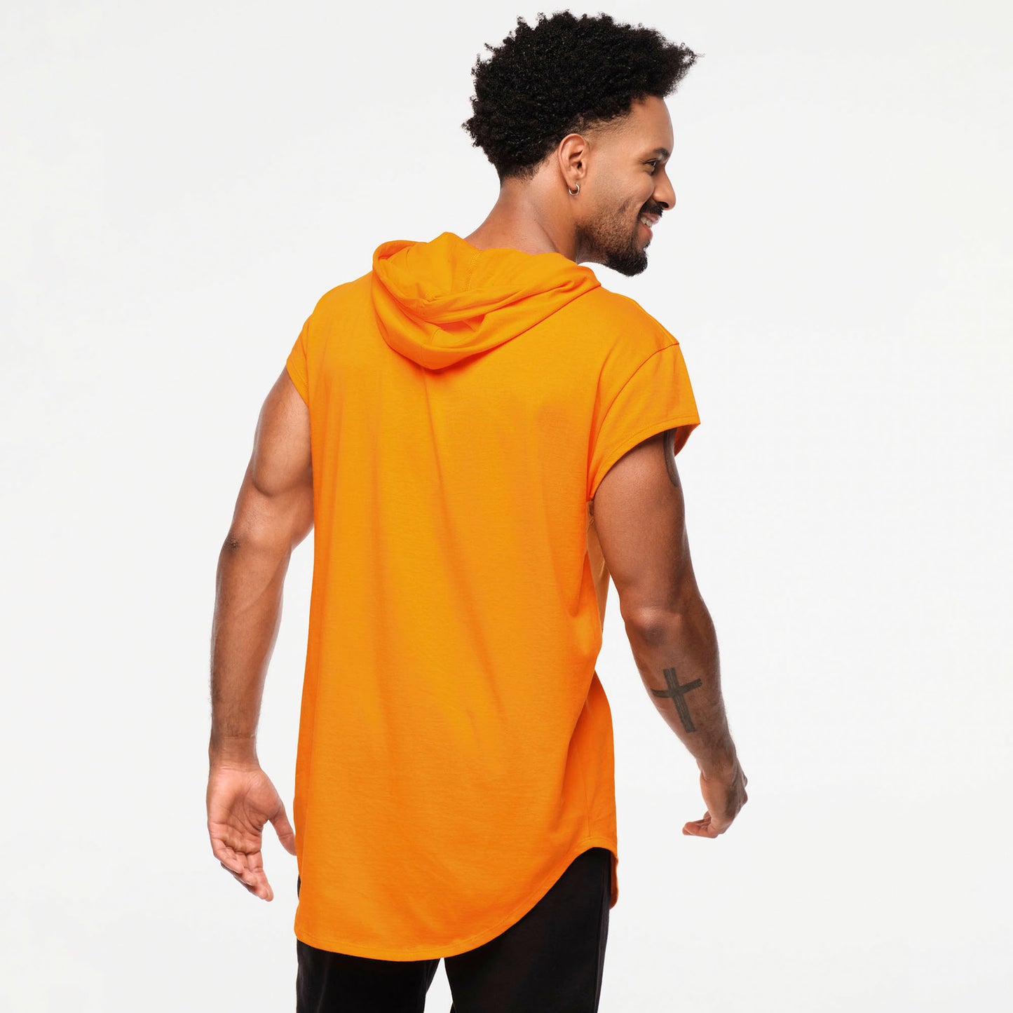 Zumba® Explore Men's Cap Sleeve Hoodie Top