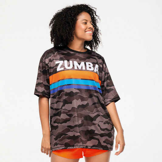 Zumba® Explore Men's Mesh Crew Neck Tee