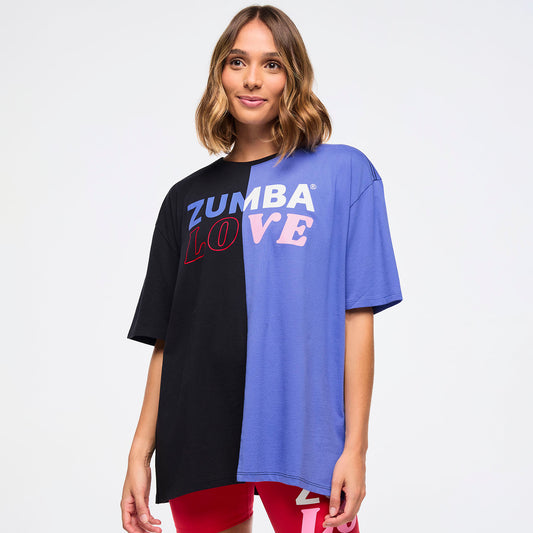 Zumba® Love Men's Oversized Crew Neck Tee