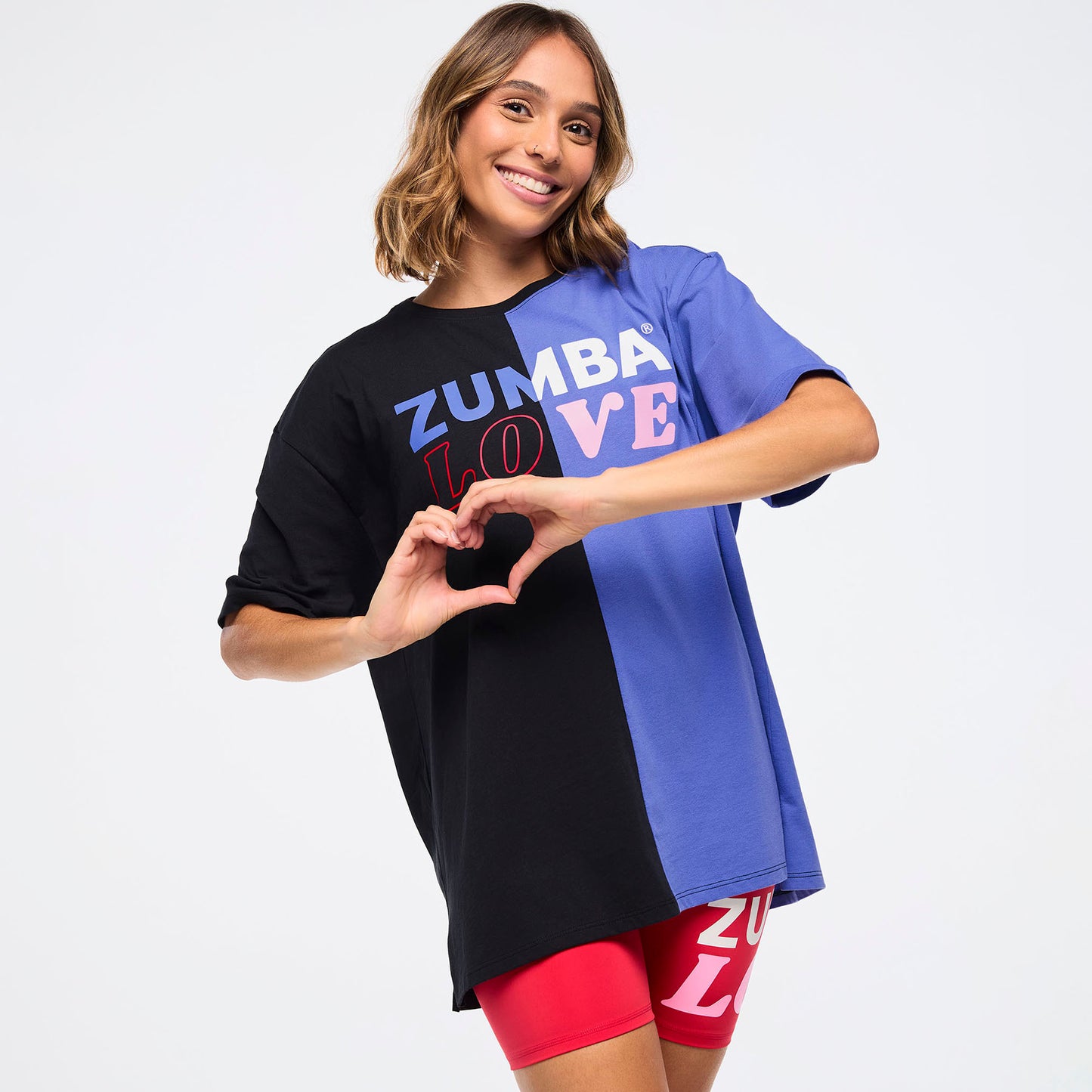 Zumba® Love Men's Oversized Crew Neck Tee