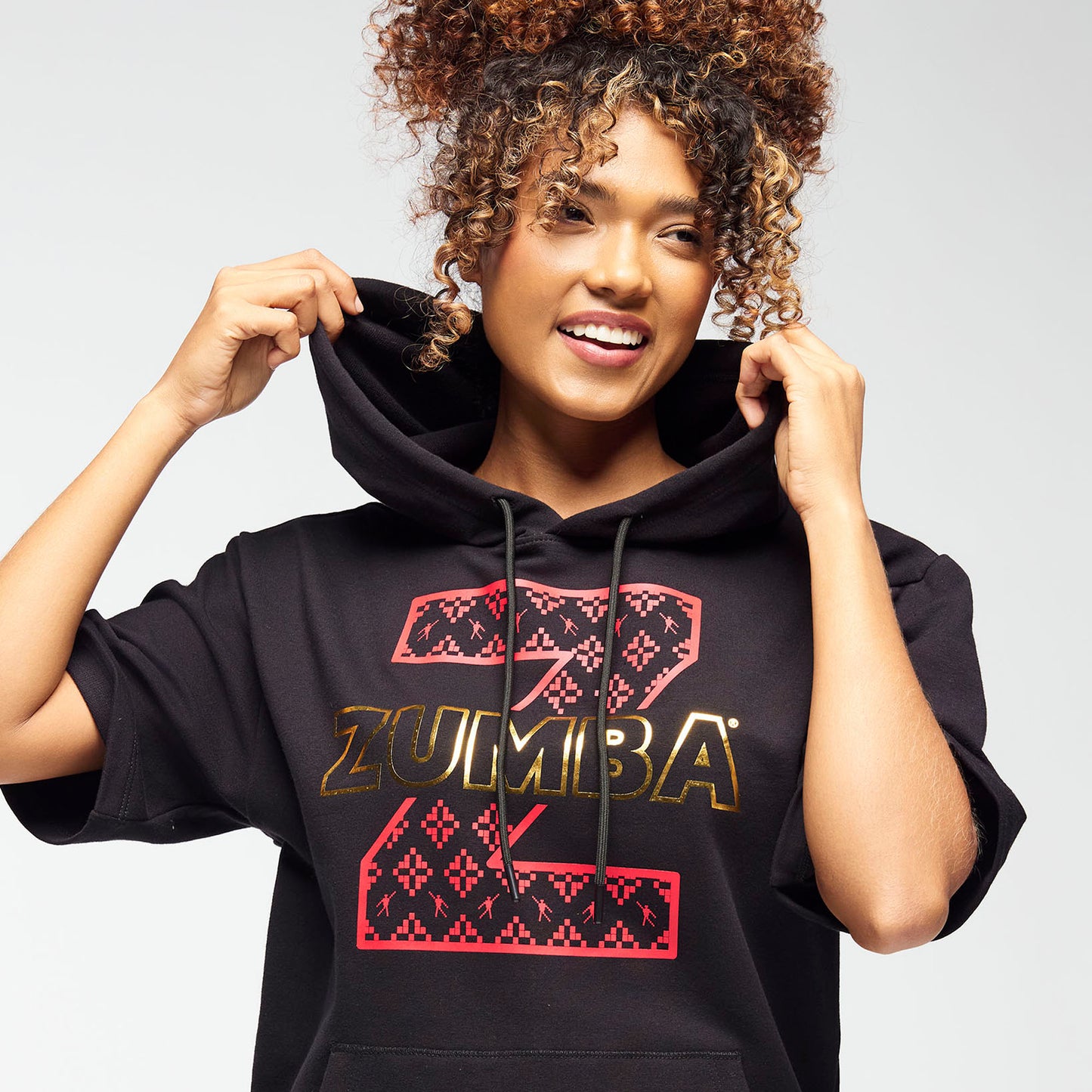 Zumba® Holiday Short Sleeve Hoodie