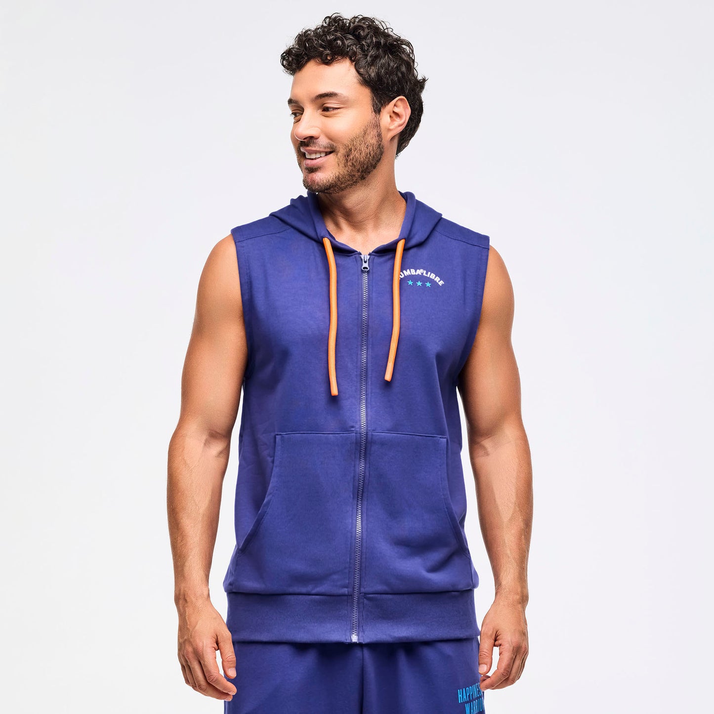 Zumba® Libre Men's Sleeveless Zip-Up Hoodie