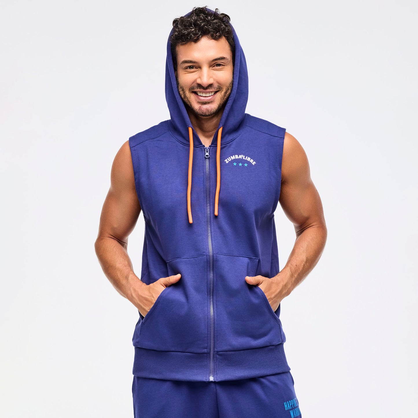 Zumba® Libre Men's Sleeveless Zip-Up Hoodie