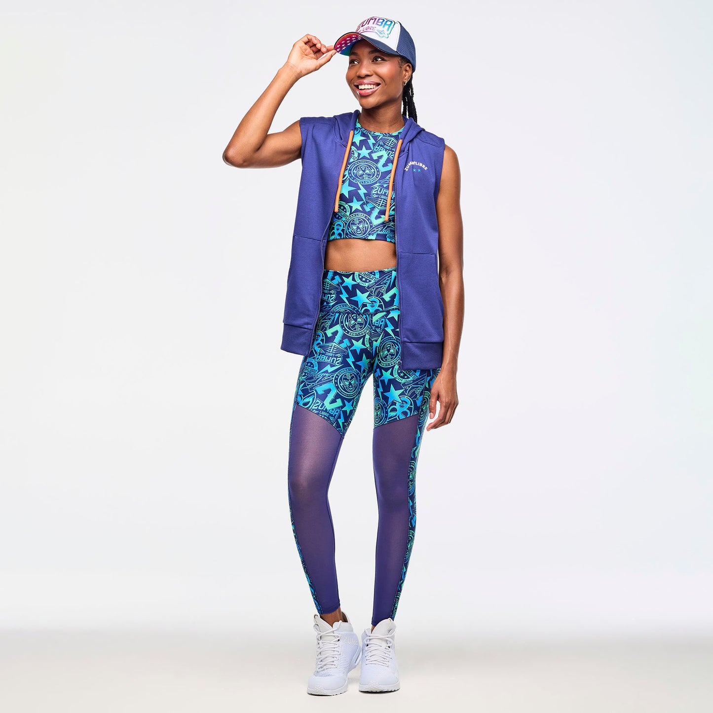 Zumba® Libre Men's Sleeveless Zip-Up Hoodie