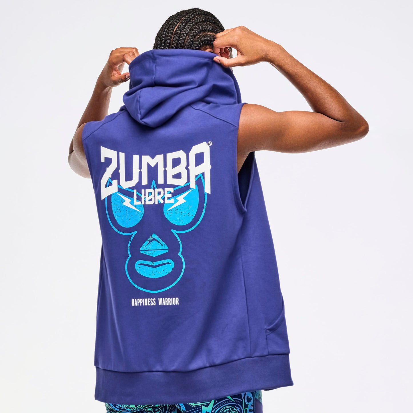 Zumba® Libre Men's Sleeveless Zip-Up Hoodie