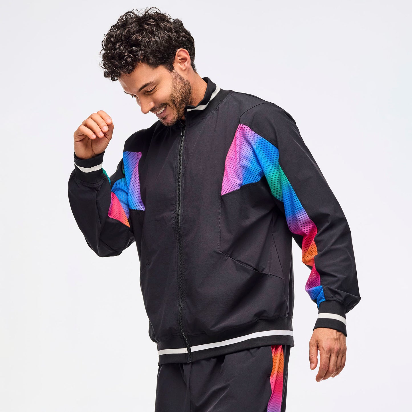 Zumba® Libre Men's Oversized Dolman Track Jacket