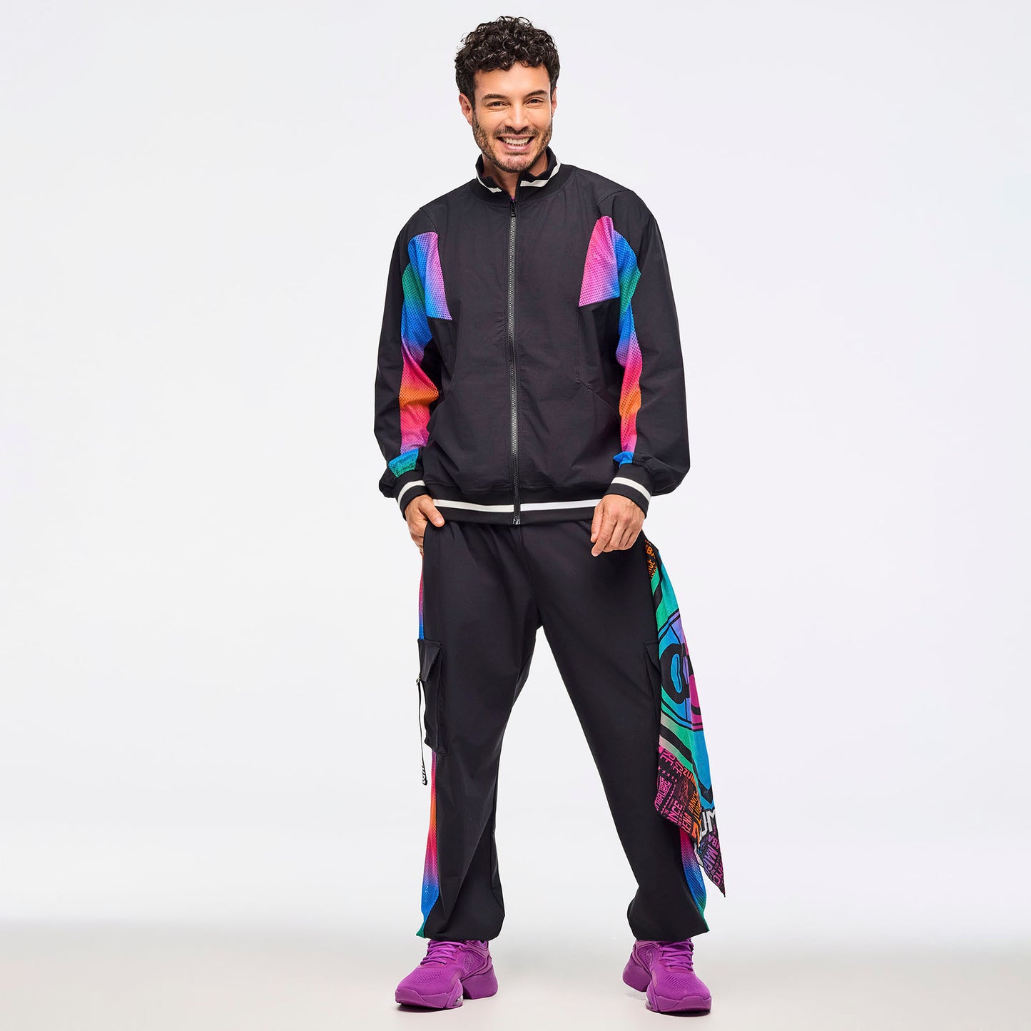 Zumba® Libre Men's Oversized Dolman Track Jacket